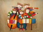 Five Kid playing Instrument[HS0285]
