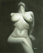 Sitting Nude[HS0825]