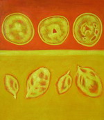 Leaf and Orange Slice[HS0932]