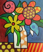 Pretty Flowers in the Bottle[HS0954]