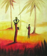 Girls in the Setting Sun[HS1401]