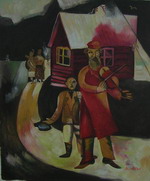 A Violinist in the village[HS1635]