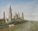 Church along river[HS1714]