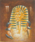 The gold mask of Pharaoh 1[HS1926]