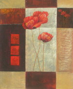 Flower pattern tapestry 2[HS2031]