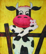 Cow beside the Fence[HS2352]