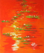 Pond under the setting sun[HS2552]