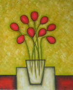 Red tulip Buds[HS2587]