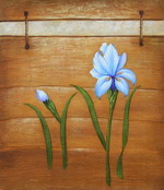 Two blue flower[HS3141]