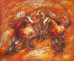 The running horses[HS3159]