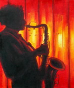 Plaing with Sax[HS3282]