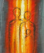 Three-People Family[HS3448]